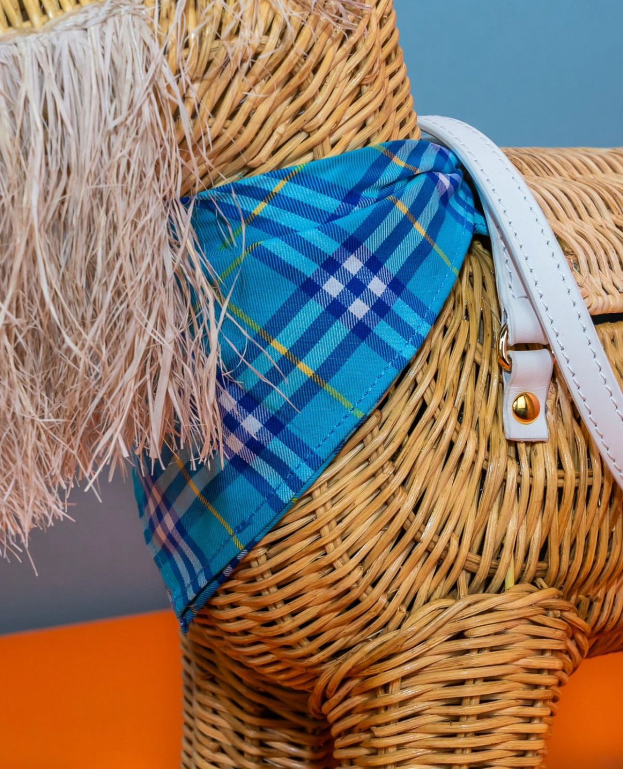 Wicker Darling Terrier Bag